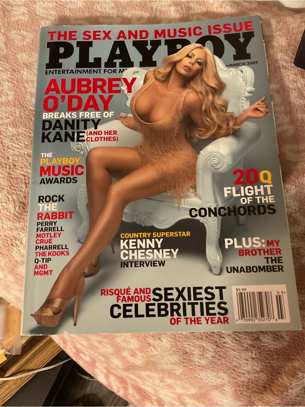 Playboy March 2009 THE SEX AND MUSIC ISSUE WITH CENTERFOLD